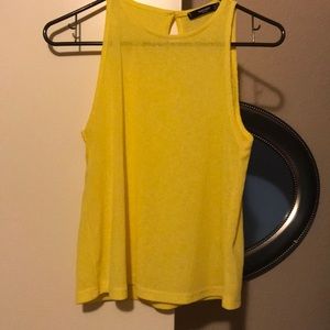 Bright yellow cute blouse